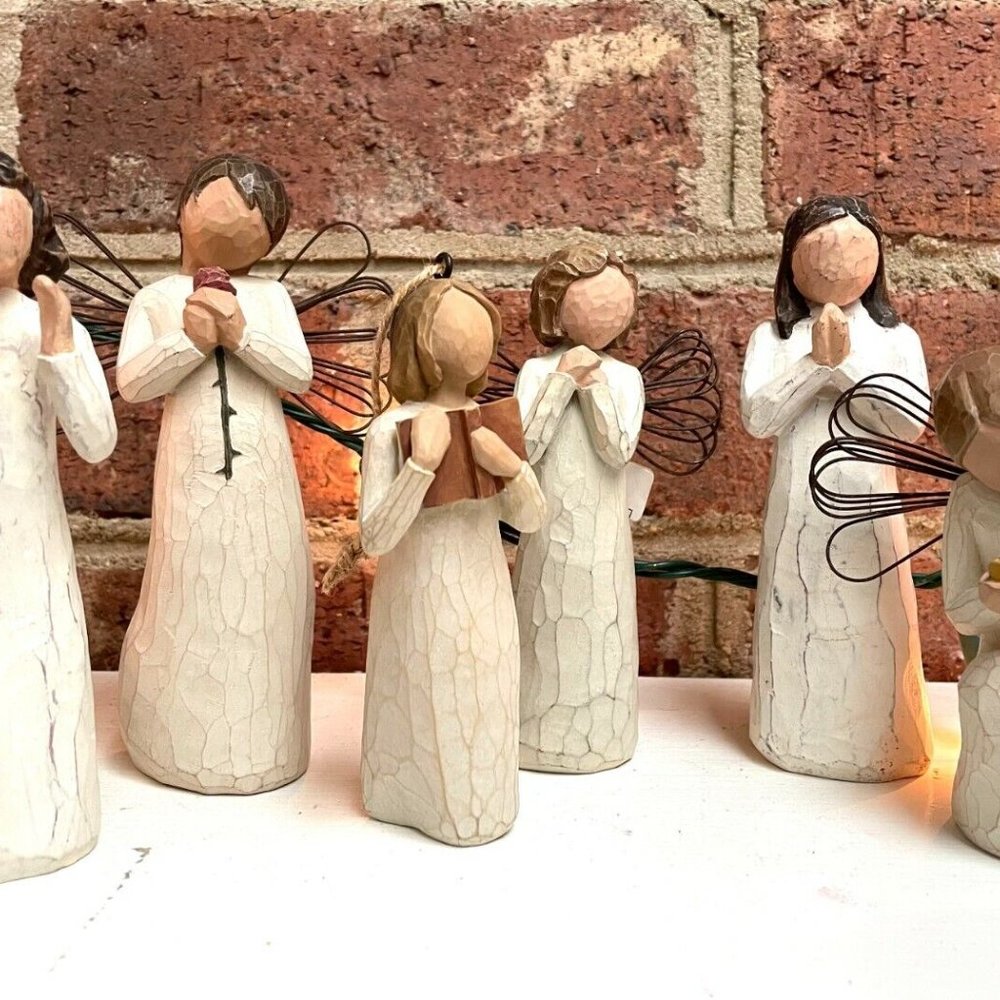 EUC 6 (Six) Susan Lordi Willow Tree Figurines Collection